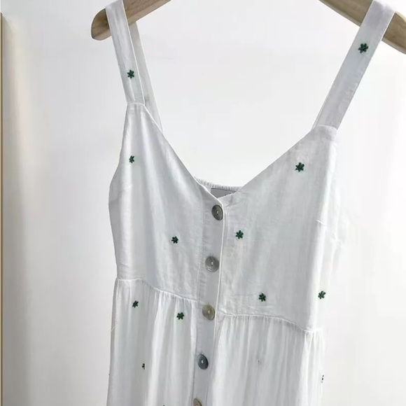 Rails Violet Dress - Green Daisy Embroidery - Picture 4 of 8